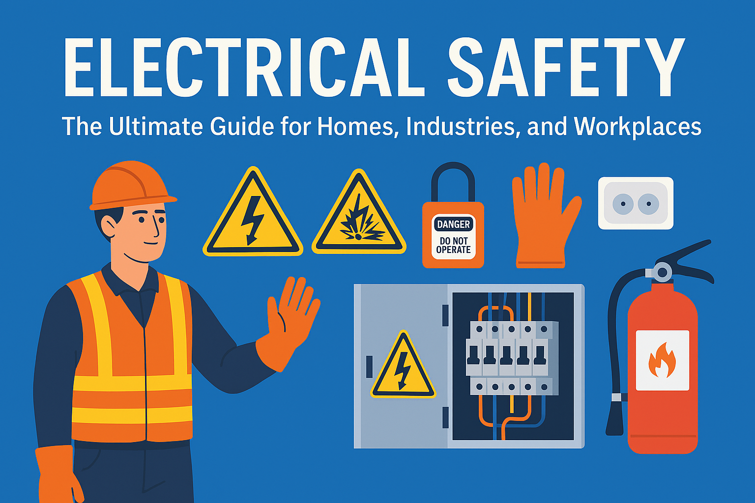 Electrical Safety: The Ultimate Guide for Homes, Industries, and Workplaces