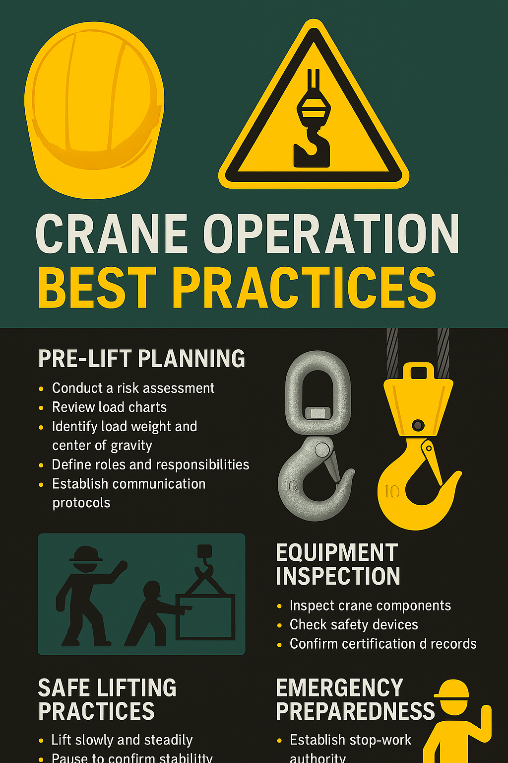 Basic Crane Operations Crane Operation Best Practices: Ensuring Safety and Efficiency